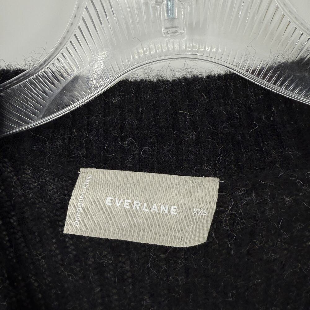 EVERLANE Womens Wool Alpaca Knit Sweater Size XXS Oversized Grandpa Cardigan - Picture 3 of 8